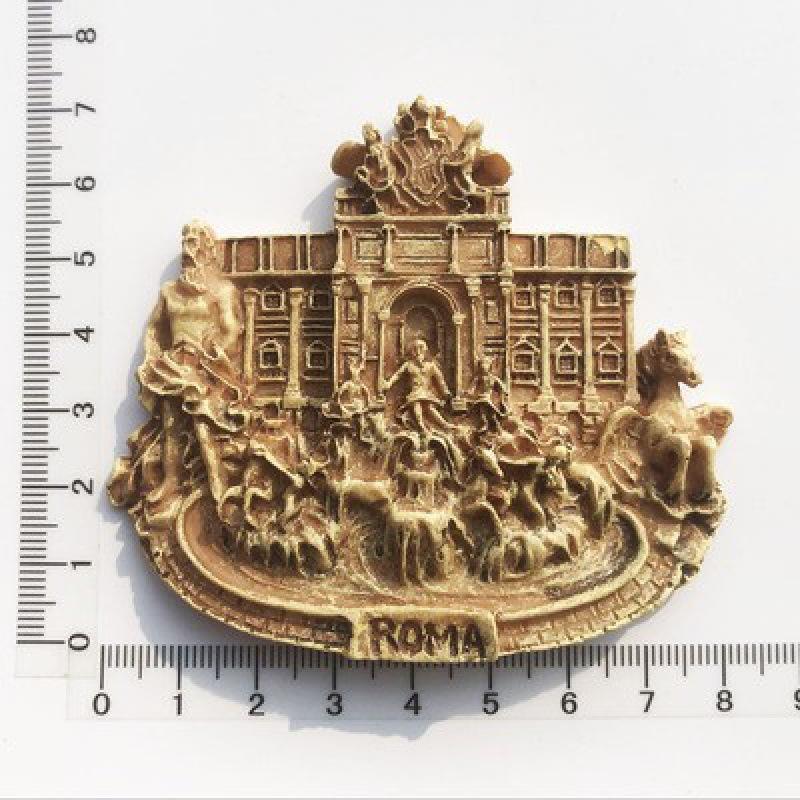 Fuente de deseos romana blanca como la leche, mediana