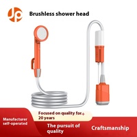 Pompe de douche de camping portable en plein air, rechargeable, électrique, affichage numérique intelligent, écologique, version améliorée tout-en-un