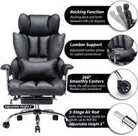 Silla de Oficina de Cuero Estándar para Licitaciones Gubernamentales, Pedidos al por Mayor, Certificación BIFMA EN1335, Logotipo Personalizado, OEM, ODM