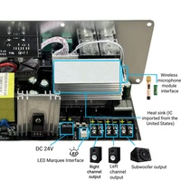 D2000 yüksek güç ev amplifikatör kurulu ile 100W + 100W + 200W çıkış ve TWS 2.1 kanallı Subwoofer