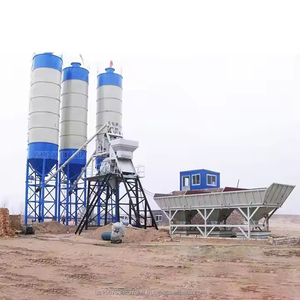 Planta mezcladora de hormigón 60 90 120cbm/hr Estación mezcladora Planta de ingeniería de hormigón Maquinaria de línea de hormigón - Product Image 1