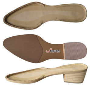 China Manufacturer Non-slip Women's Comfortable Rubber <strong>Soles</strong> with Heels for Shoe - Product Image 1