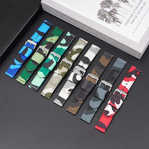 Correa de Reloj de Nailon de Camuflaje de 18 mm, 20 mm, 22 mm, Liberación Rápida, Correa Deportiva de Tela para Relojes Inteligentes Samsung Galaxy - Product Image 1