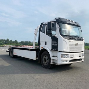 Top Quality FAW 4x2 <b>Flatbed</b> Tow <b>Truck</b> 8 Ton Slidebed Wrecker Road Recovery <b>Truck</b> Factory Price - Product Image 3