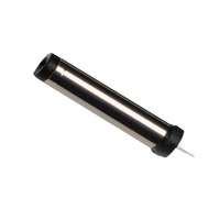 Prise d'alimentation CC ZX 5521 type fourche diapason, 25 mm de long, en PBT et cuivre argent/noir, câble d'interface CC