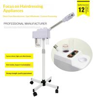 Dispositivo Profesional de Vapor Facial con Soporte Telescópico y Ruedas Móviles, Equipo de Belleza Facial para Salón