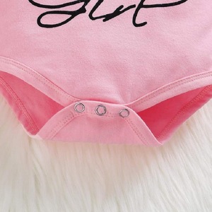 Ropa para Bebés Recién Nacidos, Mono de una Pieza con Estampado de Letras, Traje de Tres Piezas con Camuflaje para Niña - Product Image 5