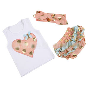 ชุดเสื้อผ้าเด็กเกาหลีแบบใหม่ 3 ชิ้น สำหรับเด็กผู้หญิงอายุ 0-3 ปี - Product Image 3