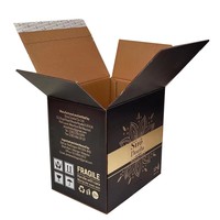 Cajas de Cartón Corrugado al por Mayor para Entrega, Cartones RSC para Envíos, Mudanzas y Almacenamiento, Tamaño y Logotipo Personalizables