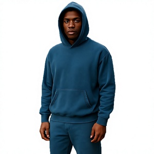 Sudadera con Capucha para Hombre Racbo Impex, Corte Regular, Color Sólido, Bolsillo Frontal, Manga Larga, 100% Algodón, 400g, Invierno - Product Image 4