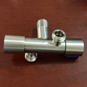 Modern Design Single Cold 304 Stainless Steel <strong>Spray</strong> Faucet Double Handle Quick Opening Spout Double Control <strong>for</strong> Hotel Bathroom - Product Image 4