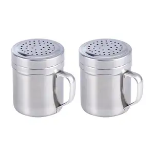 Stainless Steel Dredges With Handle salt and pepper shakers