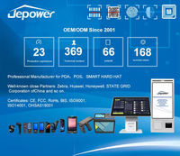 Jepower HT518Q2 Portable Android POS in Guangzhou Quad-Core Processor Écran 5.5 \ "avec imprimante intégrée Produits en stock