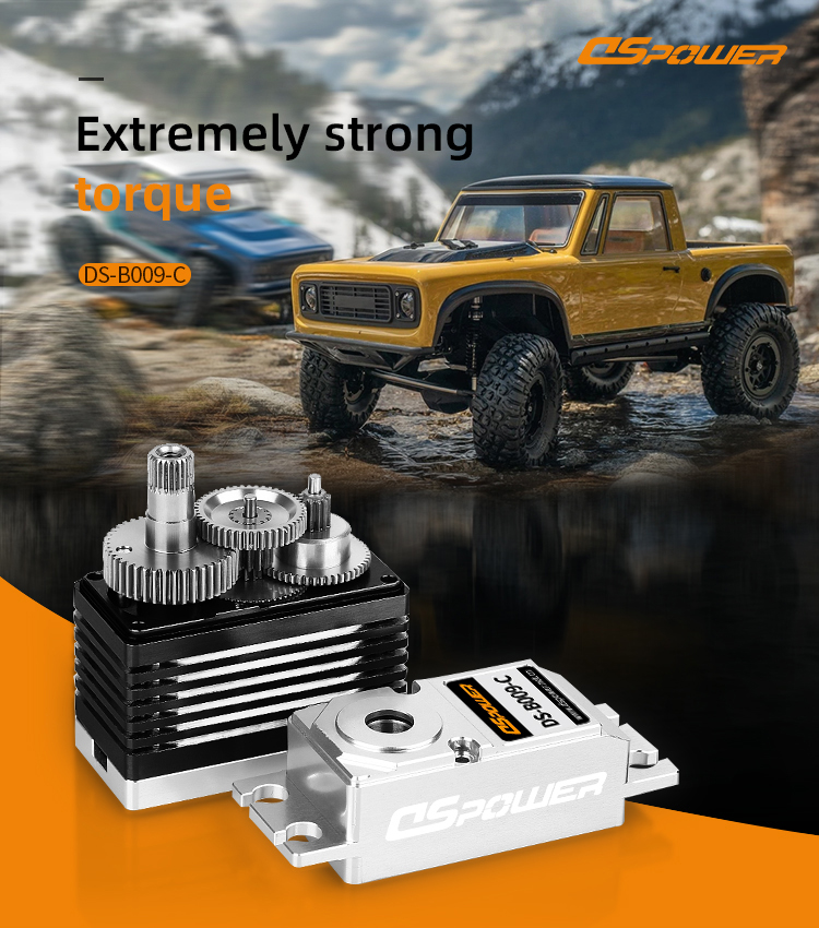 Сервоприводы rc со стандартным двигателем без сердечника в металлическом корпусе для радиоуправляемого автомобиля 1/8 1/10, цифровой сервопривод в алюминиевом корпусе