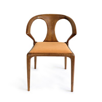Chaise de salle à manger en bois au design moderne, chaises en cuir Sillas De Comedor pour mobilier de café, restaurant, restauration