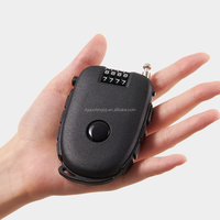 Câble de verrouillage de casque de moto antivol avec mot de passe, ABS pour moto, valises et paniers de vélo