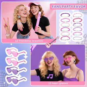 84 Pièces Articles de Fête Thème Era : Bracelets, Porte-clés Disco, Cadeaux et Articles pour Sacs Surprise pour Fans, Anniversaires et Célébrations Populaires - Product Image 4