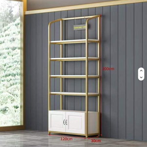 Exhibidor de Cosméticos de Alta Calidad, Mueble de Exhibición de Metal y Acero Especial para Salón de Belleza y Barbería - Product Image 2