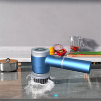 Brosse de nettoyage électrique rotative rechargeable pour cuisine et salle de bain, idéale pour la vaisselle et le nettoyage des éviers et baignoires - Vente en gros