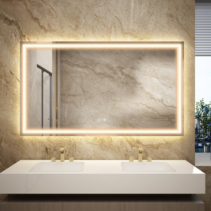Gabinete de espejo LED con luces antiniebla y regulables - Product Image 2