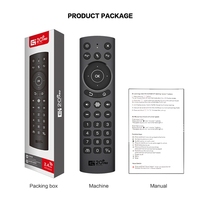 Boîtier TV intelligente G20S Pro, avec Gyroscope rétroéclairé, Air Mouse, commande vocale, télécommande d'apprentissage IR, modèle 2020, en Stock