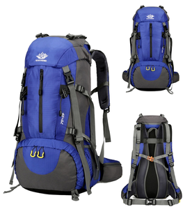 2026 Professional Outdoor Hiking <b>Backpack</b> <b>Large</b> Capacity Waterproof Camping Bag Mountain Climbing Rucksack For Men Women 45 5L - Product Image 1