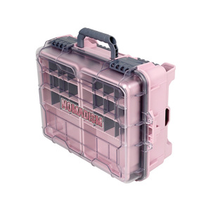 WEIHE Boîte <span class=keywords><strong>de</strong></span> rangement portable étanche avec plateaux Sac <span class=keywords><strong>de</strong></span> rangement <span class=keywords><strong>de</strong></span> pêche en plastique multifonctionnel <span class=keywords><strong>de</strong></span> grande capacité - Product Image 3