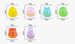 Ornements <span class=keywords><strong>de</strong></span> jardin <span class=keywords><strong>de</strong></span> forêt fantaisistes, décorations <span class=keywords><strong>de</strong></span> jardin féérique, œufs <span class=keywords><strong>de</strong></span> Pâques qui brillent dans le noir, minuscules figurines en résine, décoration lumineuse pour la maison - Product Image 2