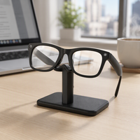 Lunettes Intelligentes IA 1080P HD Capture Vidéo 8MP Étanche IPX-6 Traduction et Reconnaissance à Distance Contrôle par Bouton Tactile
