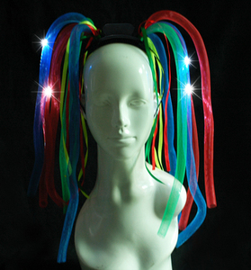 Diadema Luminosa con Luces LED para el Cabello, con Mini Lazo - Product Image 1