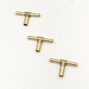 1/4 "(6mm) ข้อต่อตัวทีก้านทองเหลืองสำหรับ1/4" ท่อไอดีแยกสหภาพ<span class=keywords><strong>3</strong></span>ทางสำหรับท่ออากาศเชื้อเพลิงน้ำ - Product Image 2