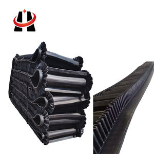 Tahıl çimento alanı tasarrufu dikey konveyör bant için yan duvarlar kova asansörü ile <span class=keywords><strong>90</strong></span> derece dikey konveyör bant - Product Image 1