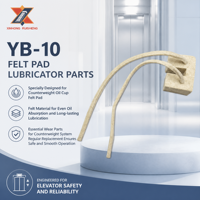 Plaque en plastique moderne de haute qualité pour contrepoids de godet d'huile, accessoire d'ascenseur YB-10 pour ascenseurs Thysse* pour usage en villas et hôtels