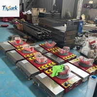 Patines de Transporte Eléctricos con Control Remoto Inalámbrico para Carga Pesada de 20T 40T, Carros Eléctricos con Batería
