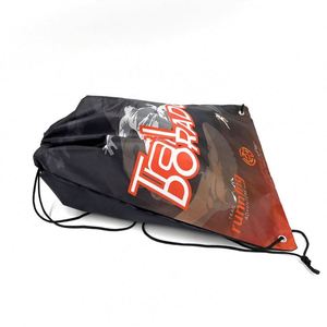Direct Factory Sale Custom Polyester <b>Backpack</b> <b>Cheap</b> Customised Promotional Drawstring Sport Bags - Product Image 3