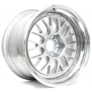 Jantes forgées 3 pièces E88, finition argent brossé, centre poli miroir, jantes en alliage racing 17 18 19 20 pouces pour <span class=keywords><strong>BBS</strong></span> BMW M2 M3 M4 - Product Image 6