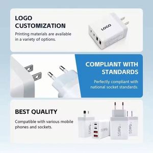 Fast Charger QC3.0 55W Type-<b>C</b> Fast <b>Charging</b> GaN Wall Adapter for 17 Pro Max for Laptop & Mobile Phones - Product Image 5