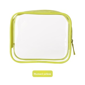 Ensemble de 3 trousses de toilette personnalisées à motif floral bleu, grande trousse de voyage à fleurs bleues, trousse de maquillage en coton PVC - Product Image 6