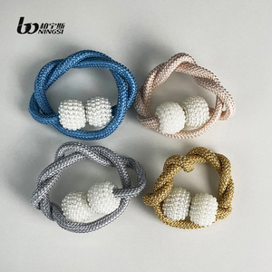 Elegante fibbia magnetica indietro per tende colorato cinturino per <span class=keywords><strong>tenda</strong></span> realizzato in fibra di perline <span class=keywords><strong>fascia</strong></span> per <span class=keywords><strong>tenda</strong></span> facile da usare drappeggi decorazione - Product Image 5