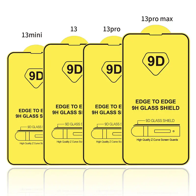 9D full glue Tempered Glass Screen Protector box screen protector packaging For xiaomi huawei iPhone all mobile phone