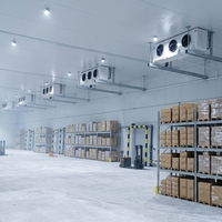 Chambre froide industrielle de grande capacité, entrepôt de congélation à basse température pour centre de distribution logistique