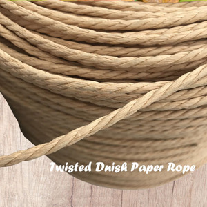 4mm <strong>Weaving</strong> Paper <strong>Rope</strong> Danish Kraft Paper Cord Strong Woven <strong>Ropes</strong> for Knitting - Product Image 4
