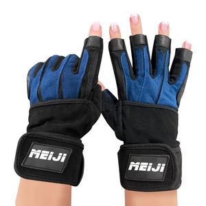 Venta al <span class=keywords><strong>por</strong></span> mayor media dedo deportes guantes de levantamiento de pesas guantes de Ciclismo de entrenamiento bicicleta gimnasio - Product Image 1