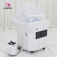 Réservoir d'eau portable en plastique de 60 L pour la coiffure, le spa, la thérapie, lavabo durable pour salon, style japonais, fumigation