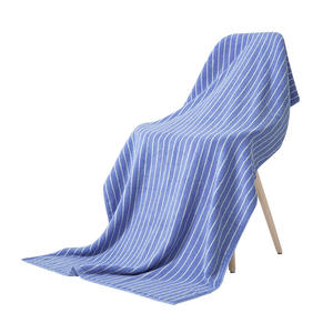 ผ้าขนหนูอาบน้ำลายทางผ้าฝ้ายแท้ 70x140 ซม. หนานุ่ม ซึมซับได้ดี สำหรับใช้ในบ้าน สีเหลือง - Product Image 5