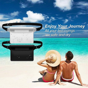 Waterproof Waist <b>Bag</b> Dry Pouch with Adjustable Strap Transparent Phone Holder for Swimming Beach Kayaking Boating Water Sports - Product Image 3