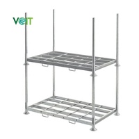 Rangement en métal galvanisé détachable empilage en acier post palette manurack