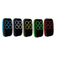Télécommande universelle 4-en-1 multifréquence pour portail de garage 280-860 MHz, code d'apprentissage, plastique, métal, code fixe et code roulant automatique 4