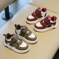 2025 nouvelle mode printemps automne enfants baskets en plein air Pu chaussures de conseil décontractées pour unisexe bébé garçon fille