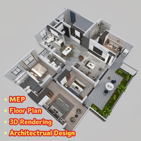 Plan d'étage personnalisé pour maison, service de dessin architectural professionnel, plans de construction intérieure détaillés